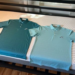 Lot of ( 2 ) Holderness and Bourne Polos Medium